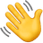 waving